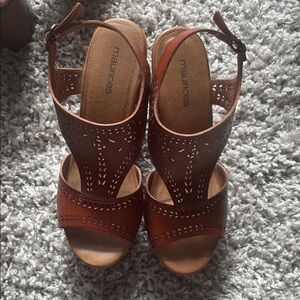 Maurices Tan Cutout Sandals for Women